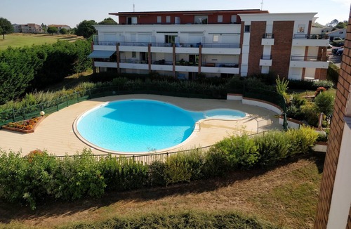 Pornic Apartment | 4-person apartment, superb view of the golf course