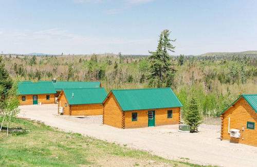 Columbia Falls Cabin | #40 - Flagpole View Cabins - King Cabin