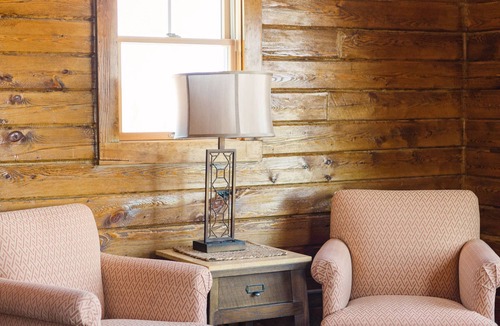 Columbia Falls Cabin | #40 - Flagpole View Cabins - King Cabin