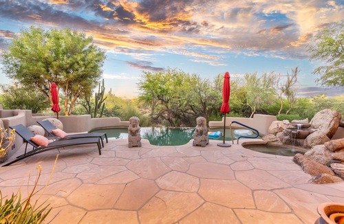 The Boulders House | 40 o/o Off thru Sept. Private Oasis w/Pool/Spa + Golf Cart. Family/Pet Friendly