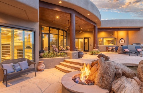 The Boulders House | 40 o/o Off thru Sept. Private Oasis w/Pool/Spa + Golf Cart. Family/Pet Friendly