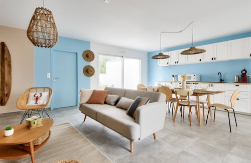 La Gueriniere Ski Chalet | 400 m from the beach – Lovely house for 8 – Terrace