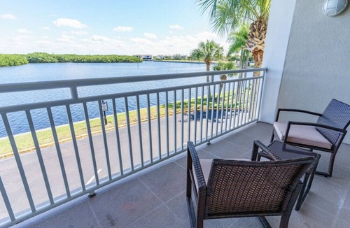 Ruskin Condo | 401 Getaway to a . · U401 Balcony w/River & Sunrise View! Resort Amenities! Free Parking/Wifi