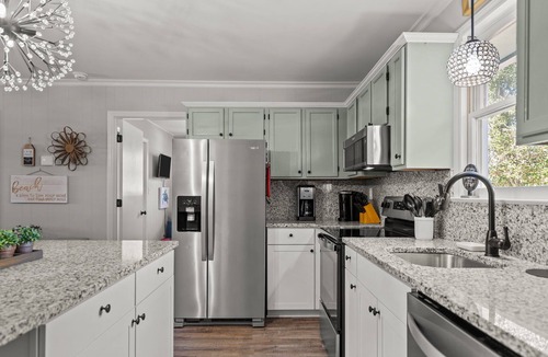 Yaupon Beach House | 4bdrm OKI Gem - Steps to Beach with Poolside Oasis