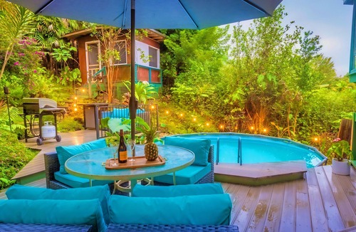 Holualoa Villa | 4BR/2BA Kona Rainforest Oasis at Beach in Coffee Country