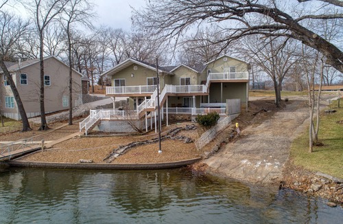 Osage Beach House | 4BR/3BA Lakefront Home with 2-Slip Dock, Yacht Slip, Private Ramp & Pet-Friendly