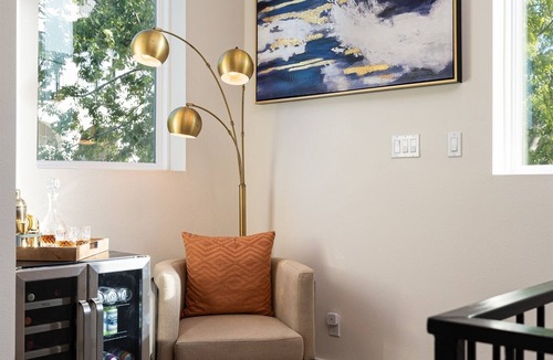 Washington Ave./ Memorial Park House | 4BR Designer Garage Rooftop Gym | Nr Dwntown