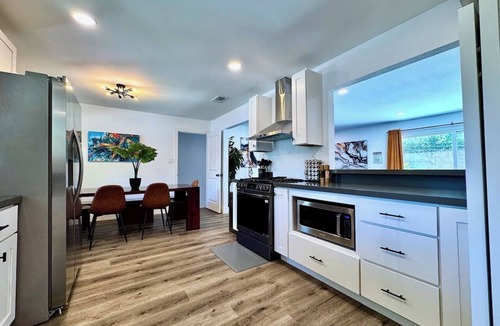 Carmichael House | 4BR · Pool · Fenced Yard · Garage · Tree-Lined Street