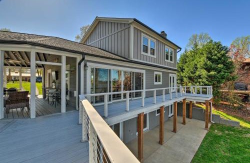 Lake Norman of Catawba House | 4BR Riviera Paradise with Private Dock!