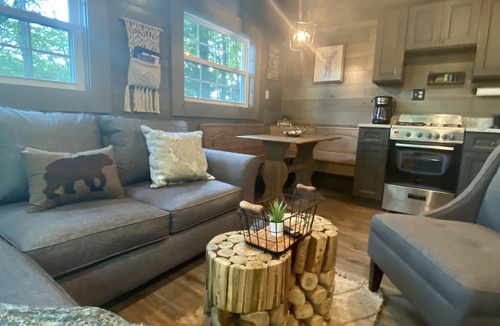 Town of Webb Cottage | "4th Lake" One Bedroom, Luxury Waterfront Cottage at The Lakes, Old Forge