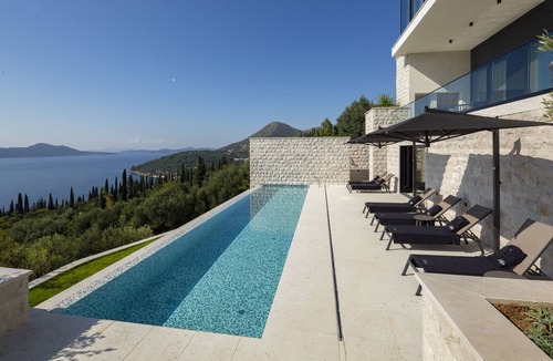 Orasac Villa | 5 Bedroom Villa Elena with Infinity Pool overlooking Adriatic Sea