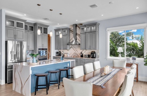 Key Colony Beach House | 5 bedrooms, pool/spa heated, bikes, kayaks, game room, elevator, deep 75' dock.