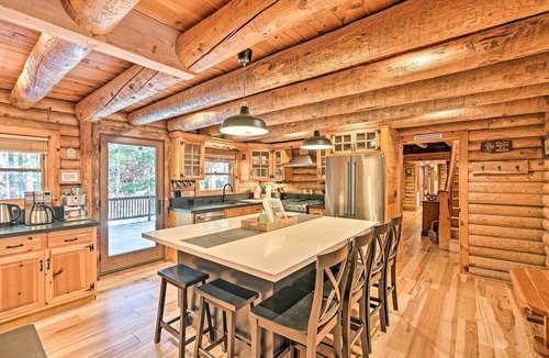 Arnold Cabin | 5 Mi to Hiking: Custom Cabin w/Deck in Arnold!