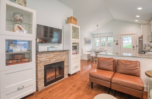 Seabrook House | 5 min. Walk to Town & Beach, Greenbelt Views + Private Backyard