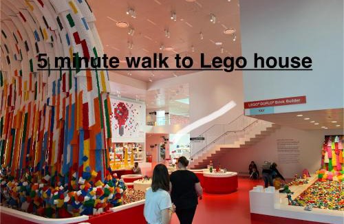 Billund Apartment | 5 minute walk to LEGO house - n18 - studio room with private bathroom