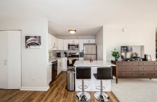 Downtown Chicago Apartment | 50th Floor Mag Mile Views, Balcony, Pool, Gym