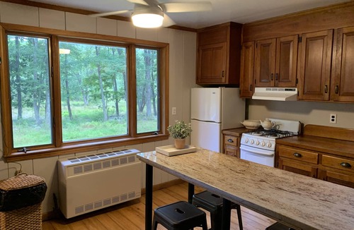 Montague Cottage | 52-Acre Private Escape Rustic Cabin Steps from High Point State Park