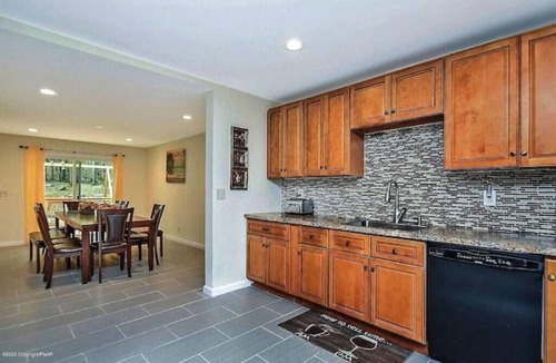 East Stroudsburg House | 5BR/4BA, Pools, Sauna, Fun Double Bunk Bed Room with game room and fire pit!