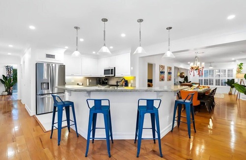 Parker Ridge House | 5BR Beach Oasis! Heated Pool, 10 Min to Beach