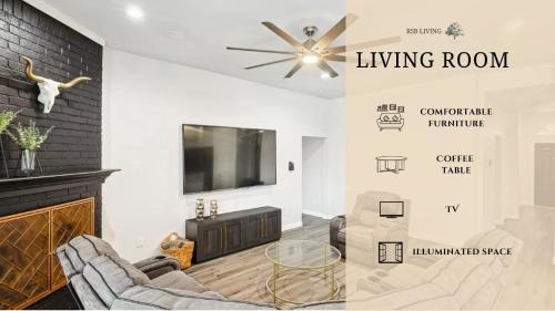 DeSoto Villa | 5BR Getaway in DeSoto with Pool Hot Tub & Cinema