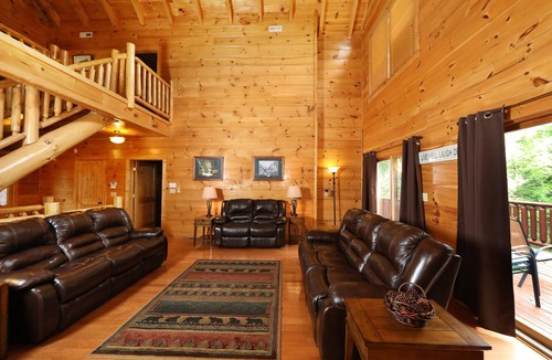 Sevierville Cabin | 5BR, Hot Tub, Peaceful Wooded Setting.