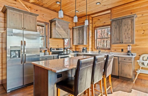 Sevierville Cabin | 5BR Indoor Pool*Hot Tub*Theater*Game Room*Views!