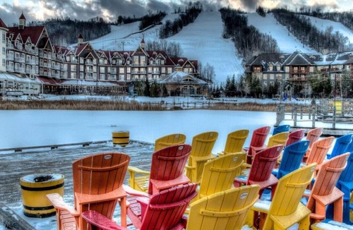 The Blue Mountains Ski Chalet | 6 bdrm Cottage@Blue Mountain,Private Beach Access,Hot Tub/Sauna/Petfriendly/BBQ