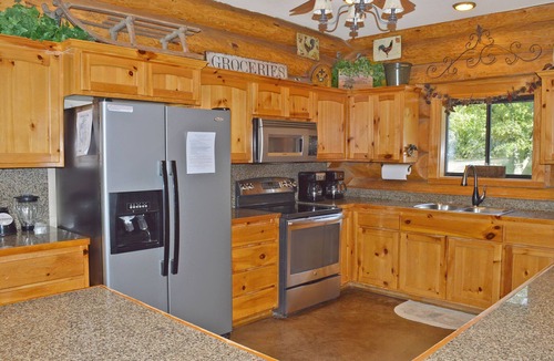 Marble Falls Cabin | 6BR Lodge w/Pool & Hot Tub Sleeps 24- Pets