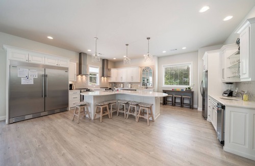 Hot Springs House | 6BR Luxe Lakefront Home, Private Pool, Hot Tub, Boat Dock, Putting Green, Views