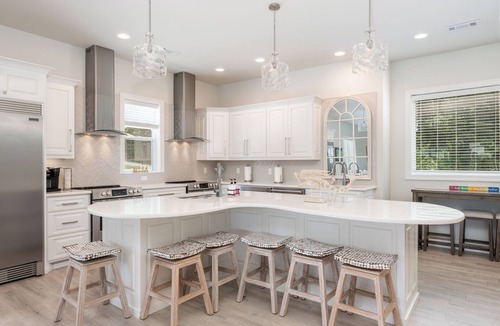 Hot Springs House | 6BR Luxe Lakefront Home, Private Pool, Hot Tub, Boat Dock, Putting Green, Views