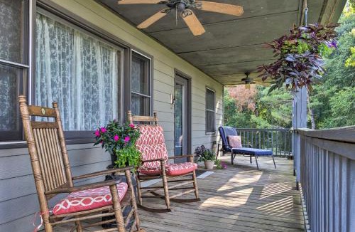 Morganton House | 7 Mi to Downtown Morganton: Cabin w/Fire Pit!