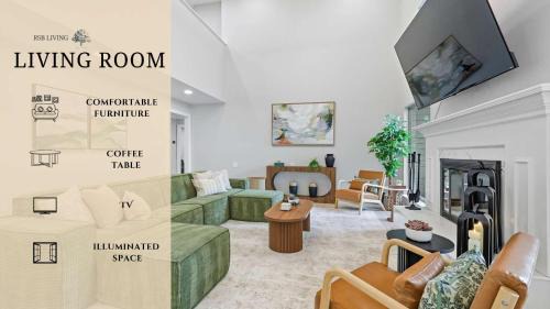 DeSoto House | 7BR 5BA w Pool Hot Tub Sport Court & Game Room