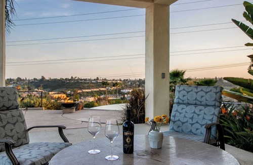 Carlsbad House | 7BR Carlsbad Estate with Pool, Firepit & Views