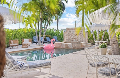 West Palm Beach House | 7BR Downtown Waterfront Mansion with Heated Pool + Spa!