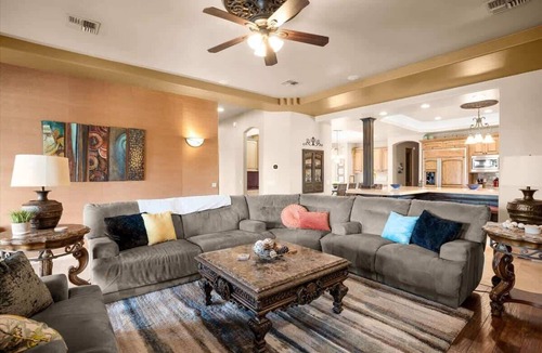 East Mesa Villa | 7BR estate: pool, spa, 360° city views