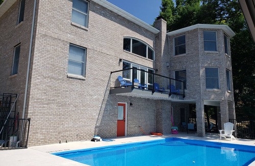 Lake Ozark House | 7BR Lakefront Home with Private Heated Saltwater Pool and 2 Dock Slips