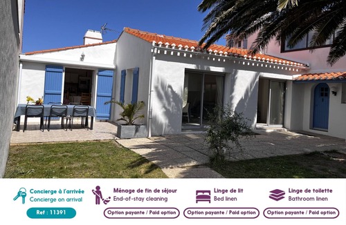 Noirmoutier-en-l'Ile House | 8 adults - 2 kids - Salt marshes and beaches