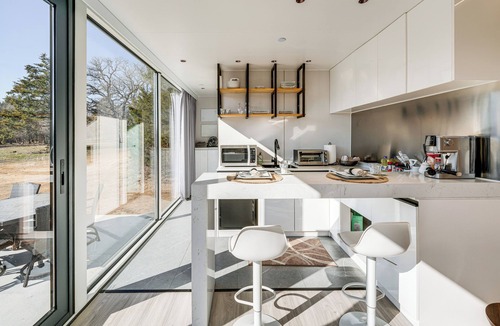 Valley View Apartment | 8 Mi to Lake Access: Futuristic Capsule Hideaway!