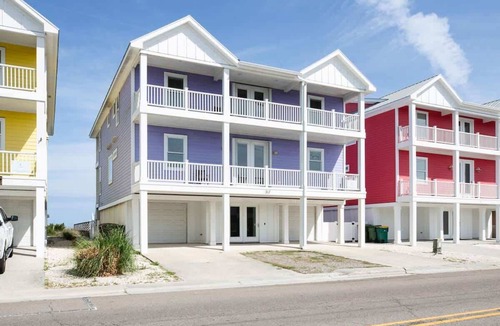 Kure Beach House | 8br Oceanfront Private Heated Pool Elevator