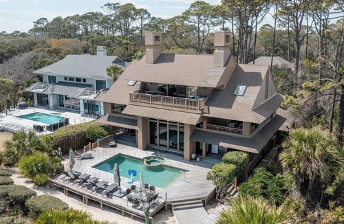 Palmetto Dunes House | 9 Dinghy - Oceanfront Home in Palmetto Dunes with Pool & Hot Tub. Dog Friendly.