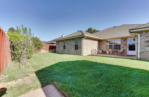 Lubbock House | 9 Mi to Texas Tech: Home w/Fenced Yard in Lubbock