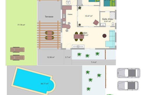 Montseret House | 90 m² House ∙ 2 bedrooms ∙ 4 guests