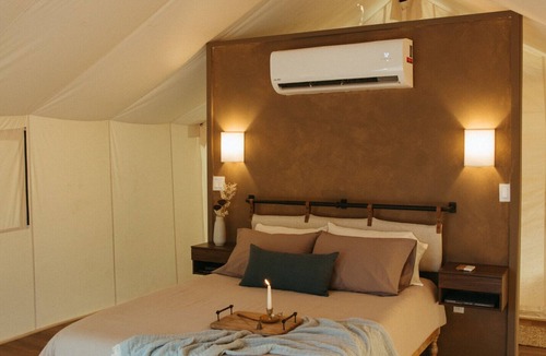 Prairie Lea RV Rental | A 45 acre, wooded retreat with tons of amenities including pickleball!