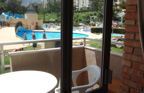 Benalmadena Costa Apartment | A beautiful studio apt overlooking pools ' Minerva.Jupiter @ Bonanza Square '