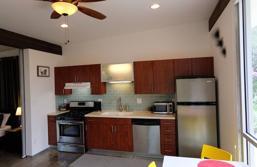 Santa Fe House | A beautiful warm contemporary guest house.