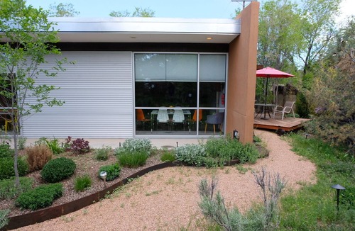 Santa Fe House | A beautiful warm contemporary guest house.