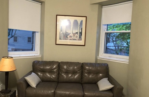 Cleveland Circle Apartment | A bright studio in prime commute location, steps to Green line C&D.