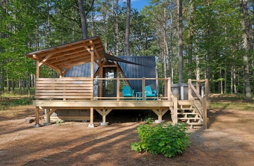 Oxford Cabin | A Cozy A-Frame Escape with Hot Tub