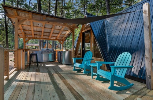 Oxford Cabin | A Cozy A-Frame Escape with Hot Tub