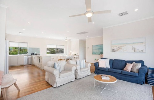 Goolwa Beach House | A Dunes View—Coastal Calm with Fire Pit & Deck